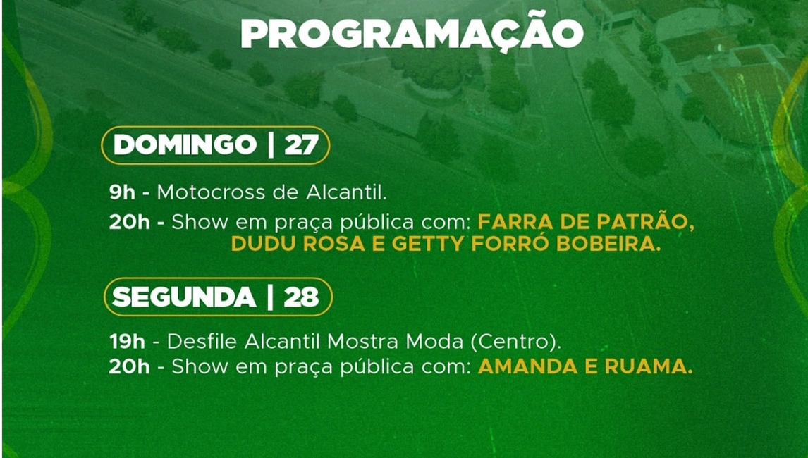 Programação - 27/04/2026