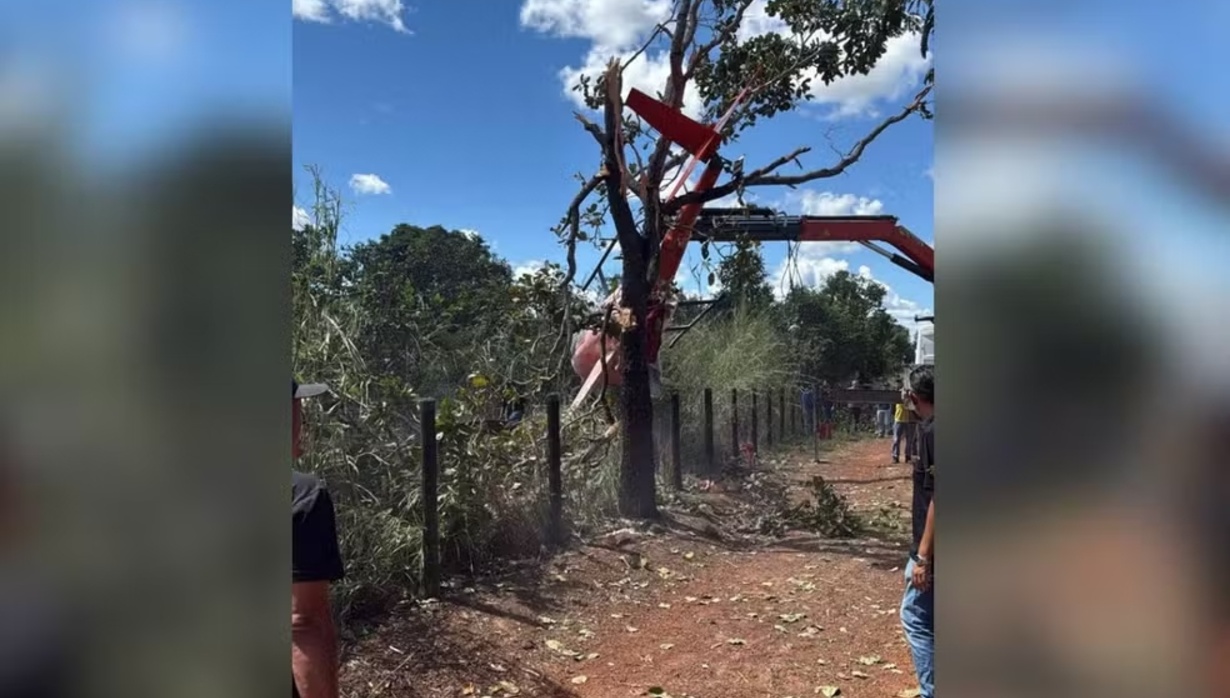 Helicóptero de Henrique e Juliano cai próximo a fazenda da dupla, no Tocantins