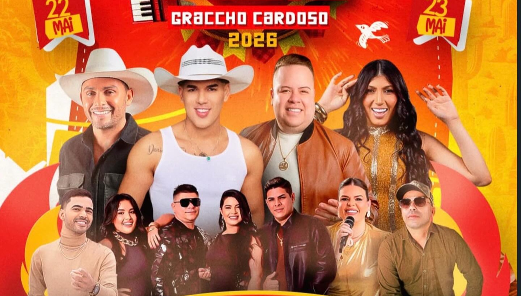 Festa de Maio em Graccho Cardoso 
